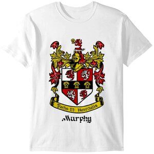 Murphy Family Crest Shield Graphic Heritage Pride T-Shirt Casual Tee 91